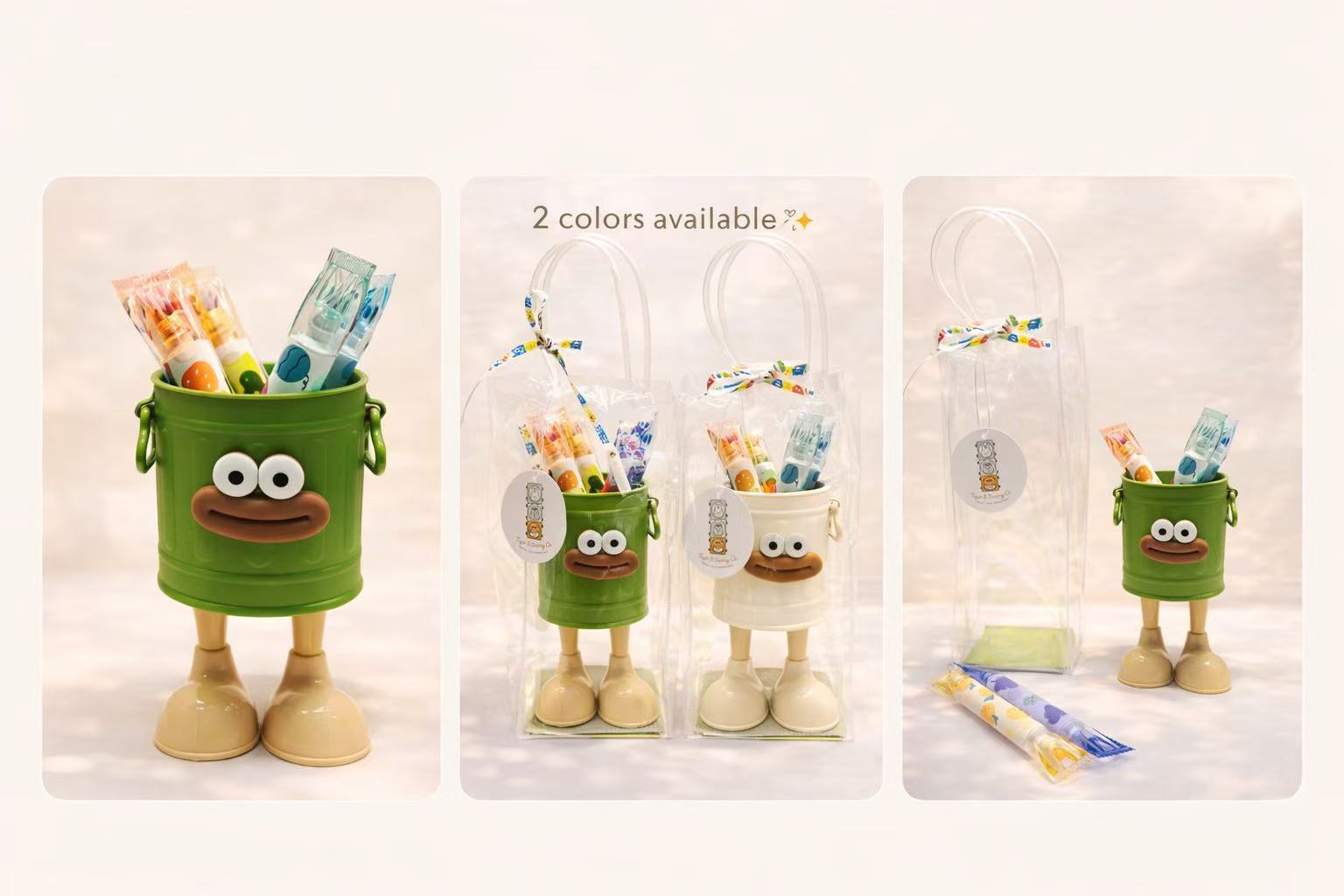 Cute Goodie Bag Set ✨ (6 Scented Pens + Bucket)